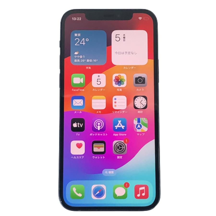iphone12 64GB MGHN3J/A ブラック au シムフリー SIMフリー APPLE アイフォン スマートフォン スマホ ...