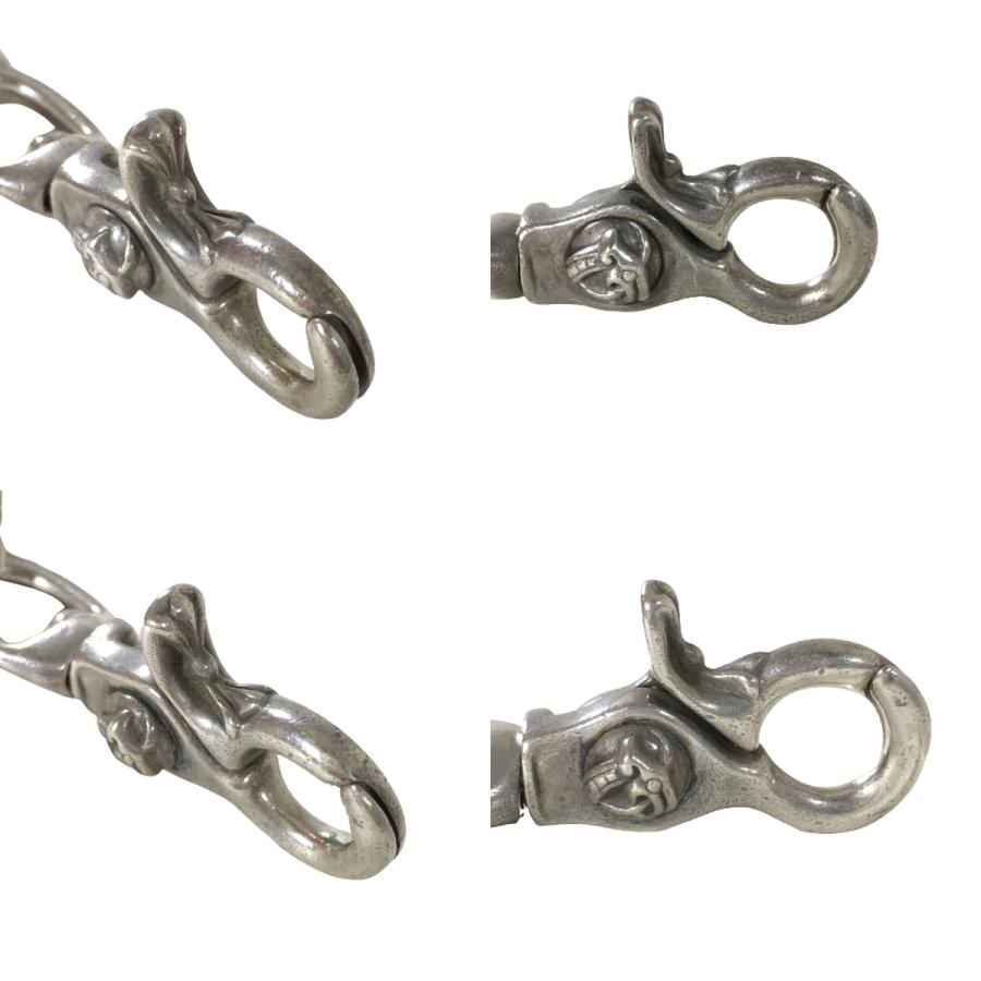 クロムハーツ CHROME HEARTS ウォレットチェーン ケルティックローラー オールド 2クリップ ロング ROLLER C/R