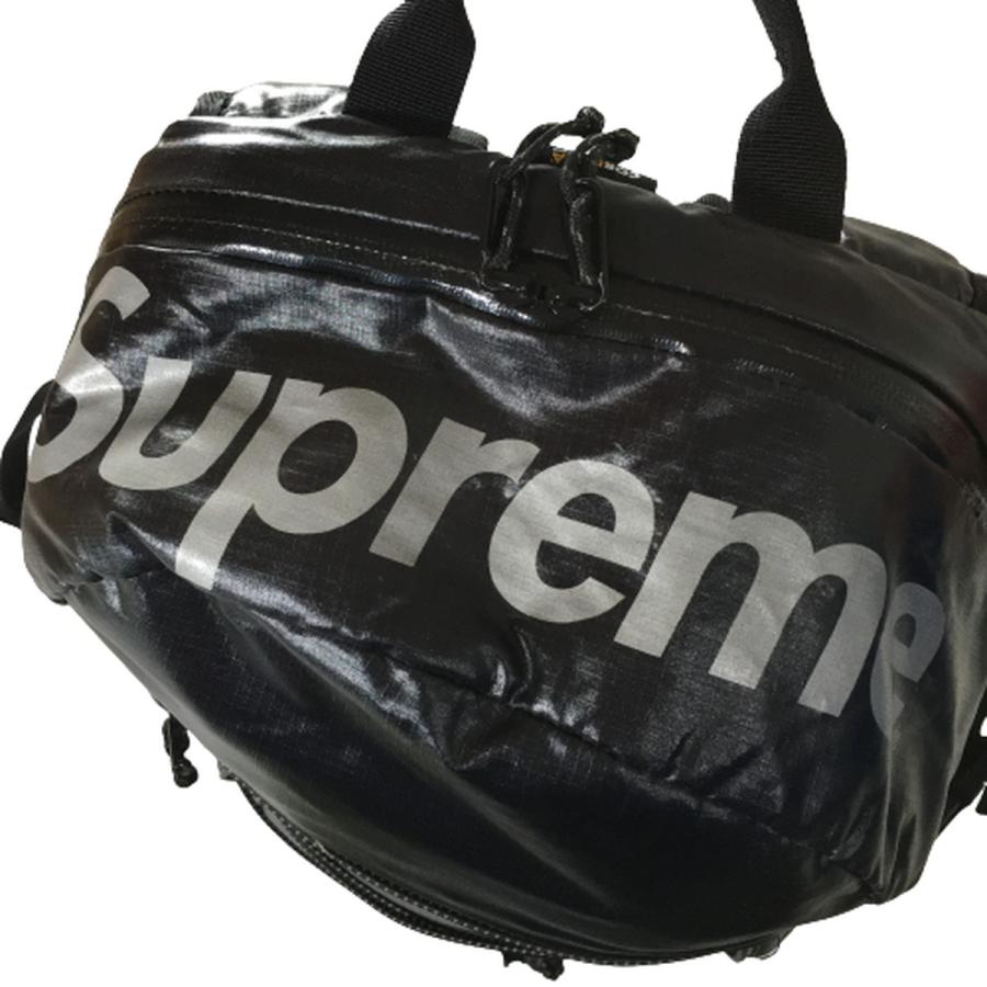 Supreme シュプリーム Backpack 17AW バックパック ブラック リュック バッグ BAG 黒｜overlap｜04