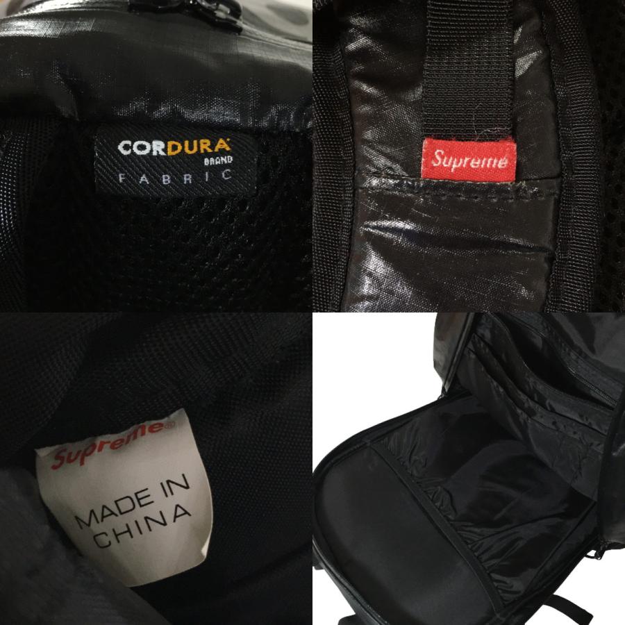 Supreme シュプリーム Backpack 17AW バックパック ブラック リュック バッグ BAG 黒｜overlap｜07