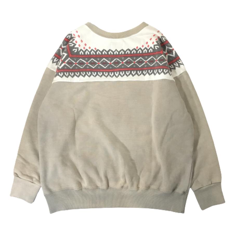 未使用品 バウワウ BOWWOW SNOW FLAKE SWEAT SHIRTS BW2302-SFSS 雪柄 