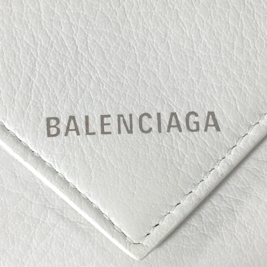 BALENCIAGA バレンシアガ PAPIER パピエ ペーパーミニウォレット 3つ折り 財布 ホワイト 391446 DLQ0N 9002｜overlap｜06