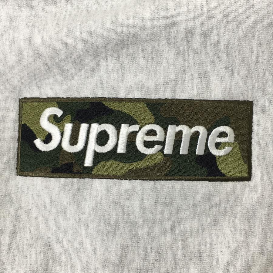 シュプリーム Supreme Box Logo Hooded Sweatshirt Camo Ash Grey 23AW