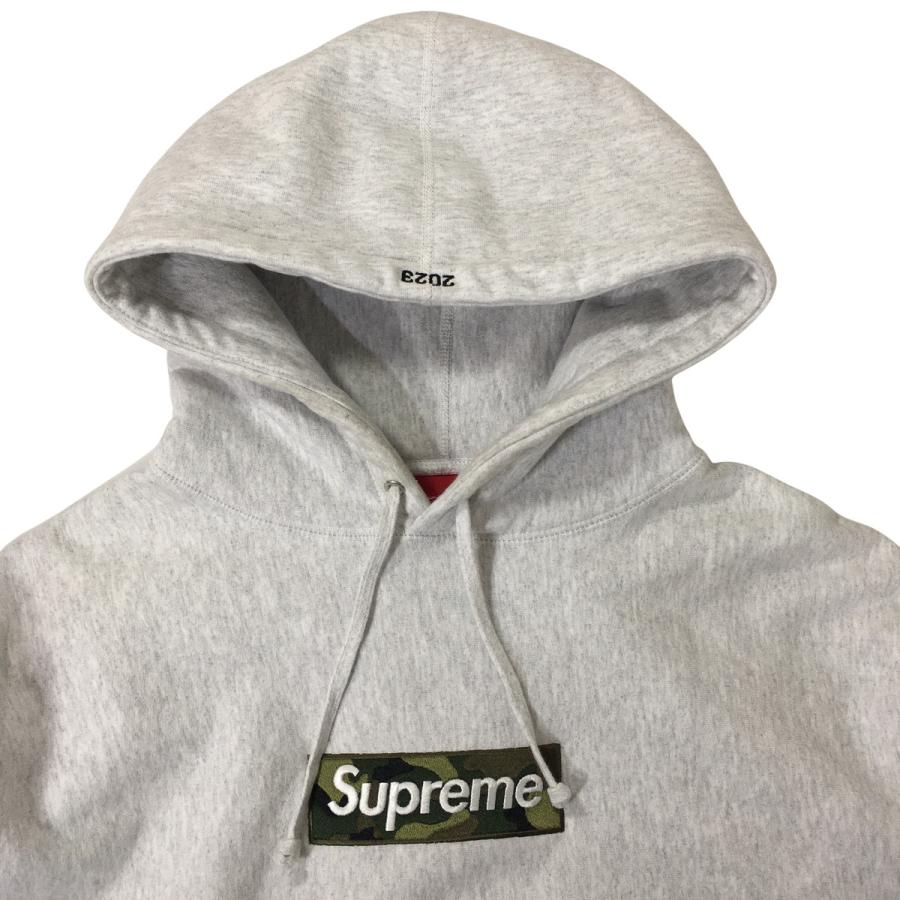 トップス Supreme Box Logo Hooded Ash Grey camo シュプリーム Supreme Box Logo Hooded Sweatshirt Camo Ash Grey 23AW