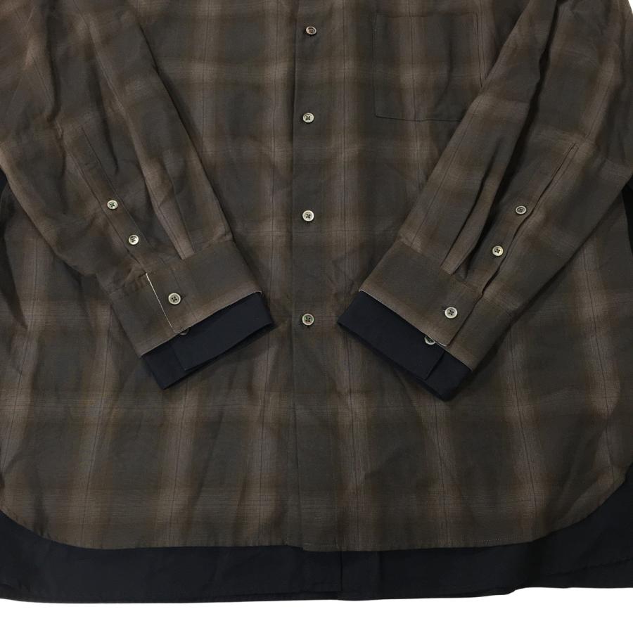 シュタイン stein Oversized LAYERED SHIRT オーバーサイズ レイヤード
