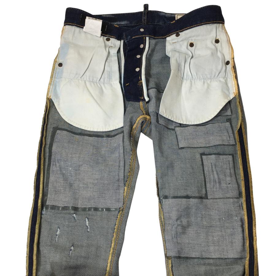 DSQUARED2 Skater JEAN スケーター ジーンズ クラッシュ加工 デニムパンツ S71LB0756 42 DSQUARED2 Skater JEAN スケーター ジーンズ クラッシュ加工 デニム