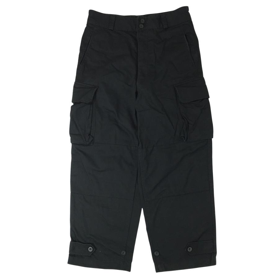 ALIER AIZENAY カーゴパンツ ヘリンボーン ミリタリー ブラック 軍パン