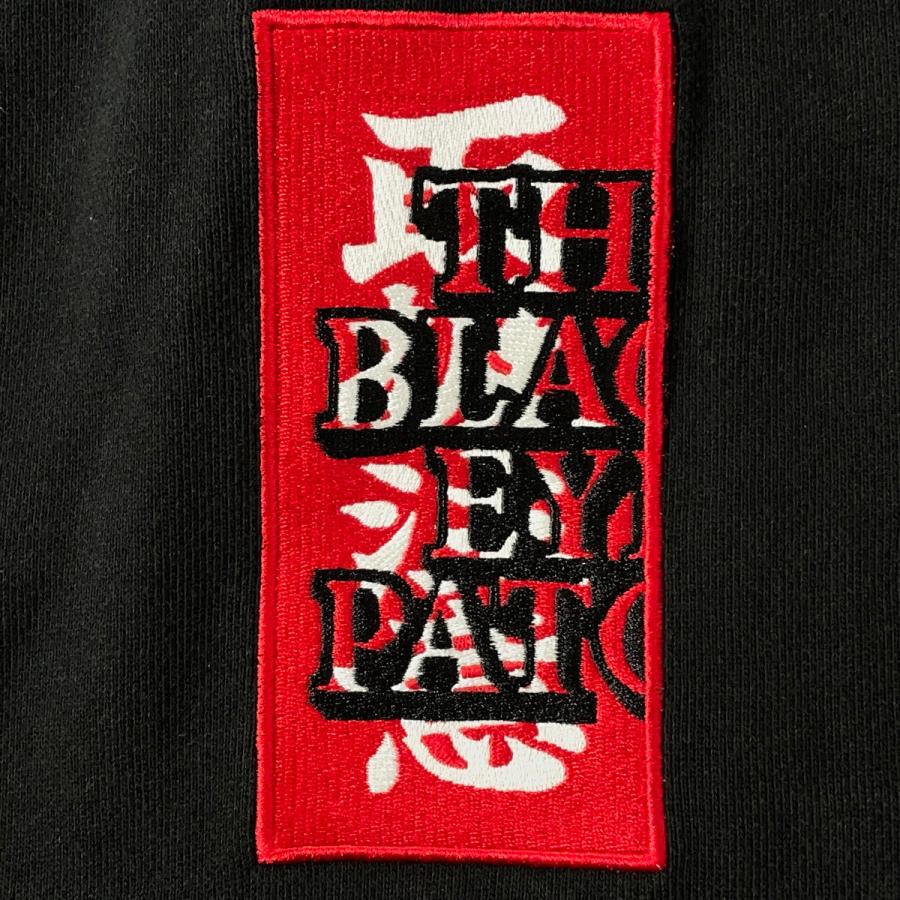ブラックアイパッチ 刺繍ロゴ 取扱注意 ジップパーカー THE BLACK EYE PATCH - BLACK EYE PATCH 取扱注意 刺繍 ロゴ