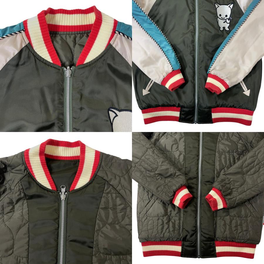 CUNE キューン ネコスカジャン リバーシブル キルティング ジャケット