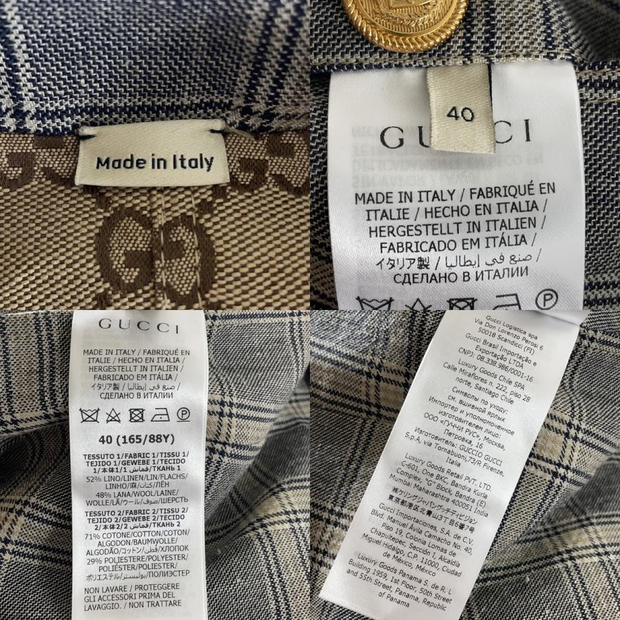GUCCI（グッチ） GGキャンバス ロングコート リバーシブル 691913