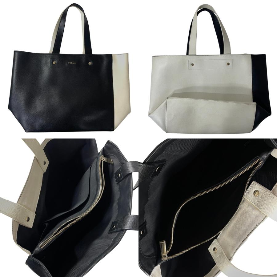FURLA（フルラ） FURLA MUSA ムーザ レザー ハンドバッグ バイカラー 2 