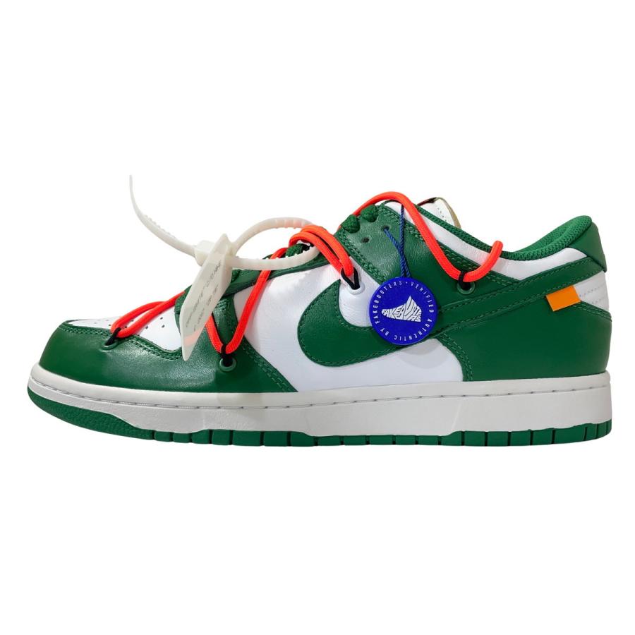 NIKE（ナイキ） 未使用品 OFF WHITE NIKE DUNK LOW LTHR OW Pine Green 
