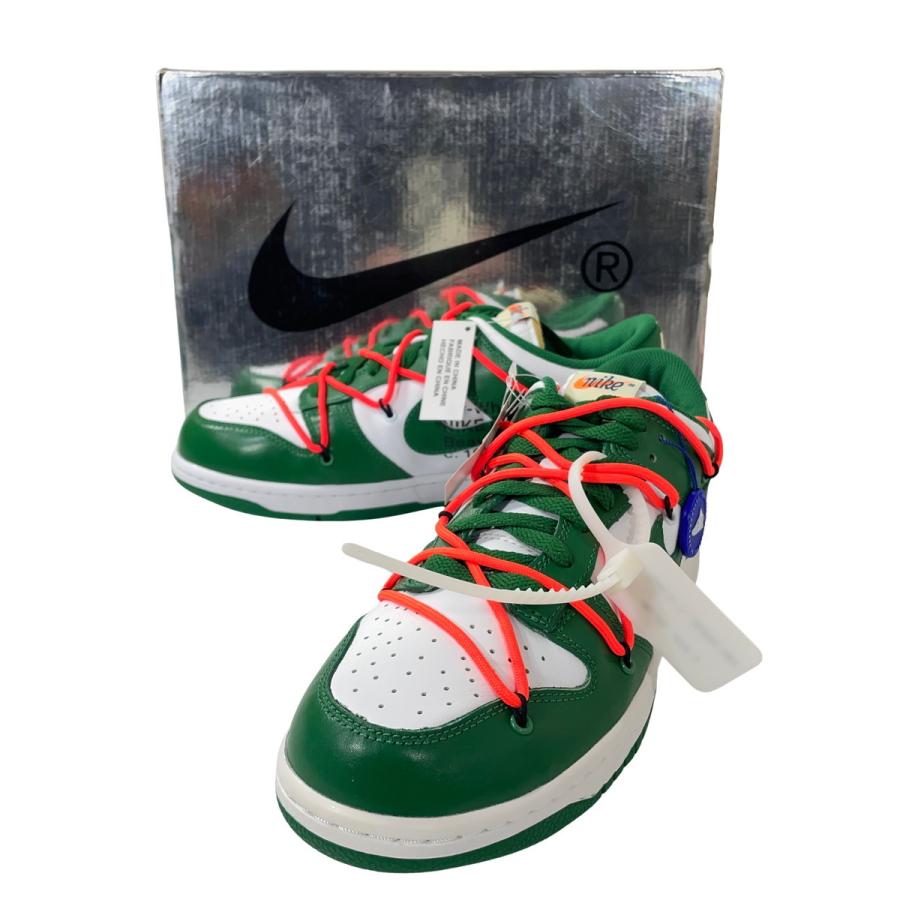 NIKE（ナイキ） 未使用品 OFF WHITE NIKE DUNK LOW LTHR OW Pine Green 