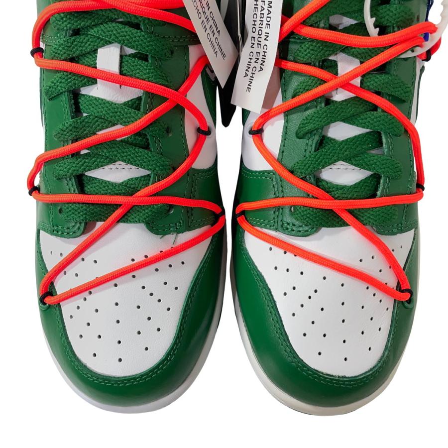 NIKE（ナイキ） 未使用品 OFF WHITE NIKE DUNK LOW LTHR OW Pine Green 
