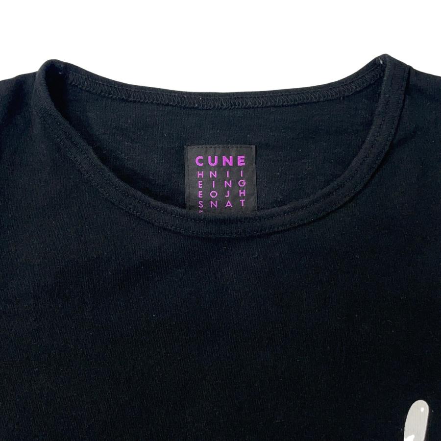 CUNE（キューン） Tシャツ 半袖 バックプリント 龍 竜 ドラゴン タコ