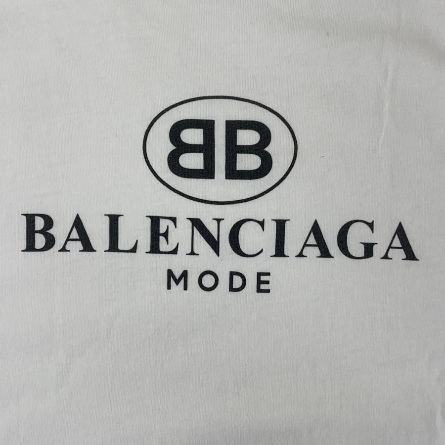 BALENCIAGA バレンシアガ BBロゴ Tシャツ ホワイト 国内正規品