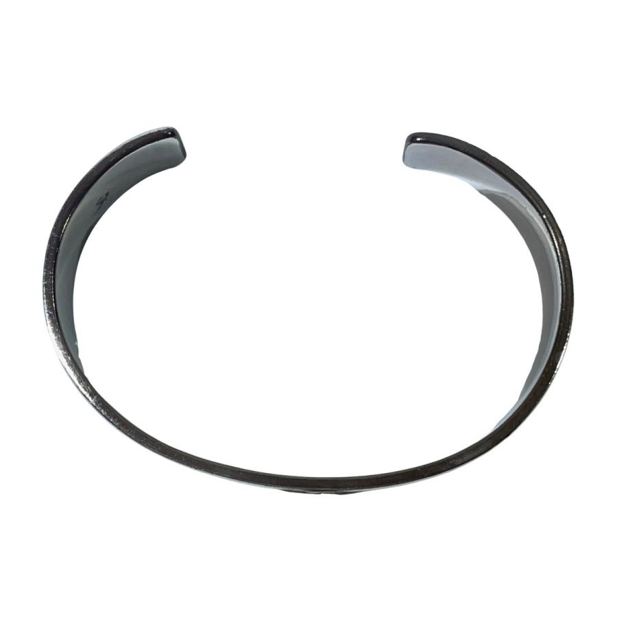 goro's ゴローズ 平打ちブレス 金メタル付き バングル S