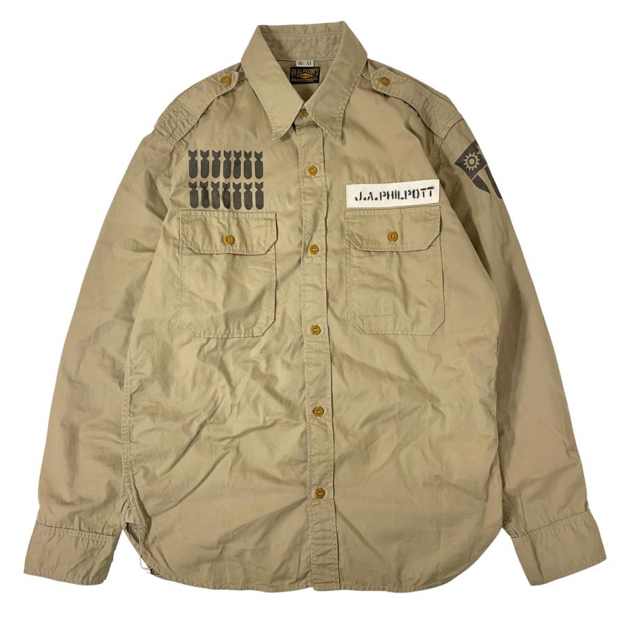ザリアルマッコイズ　ＴＨＥ　ＲＥＡＬ　ＭcＣＯＹ'Ｓ　ワーク　ミリタリー　シャツ The REAL McCOY'S ザリアルマッコイズ MJ18011 SATEEN UTILITY