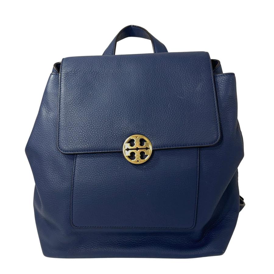 トリーバーチ ネイビー レザー バックパック リュック Tory Burch TORY BURCH（トリーバーチ） レザー リュックサック ネイビー