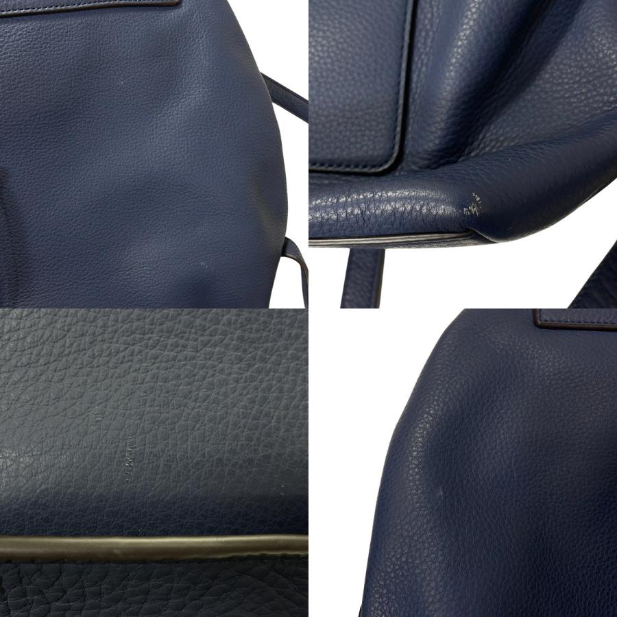 TORY BURCH（トリーバーチ） レザー リュックサック ネイビー