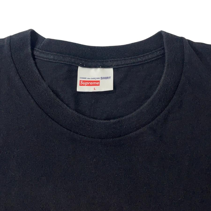 Supreme × CDG SHIRT Box Logo Tee 黒 L 未開封 Supreme Box Logo CDG Tee Black F/W 18' - ENDANGERED LA