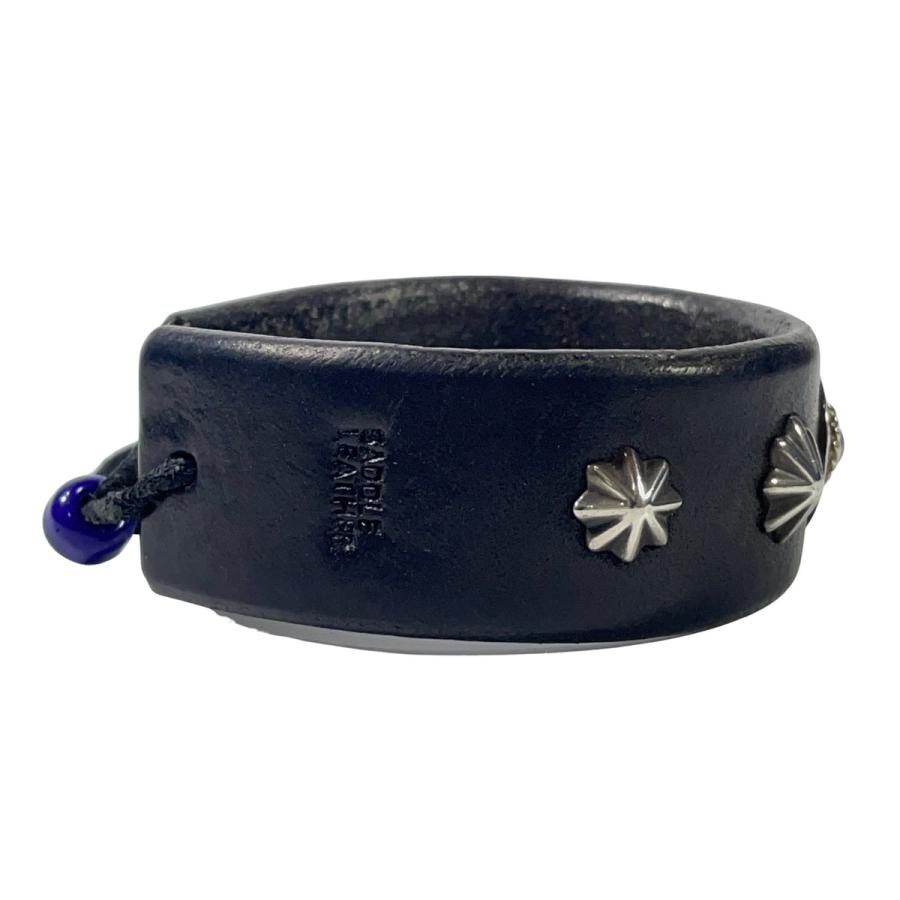 goro's（ゴローズ） 金縄TQ ターコイズ コンチョ レザーブレス 星