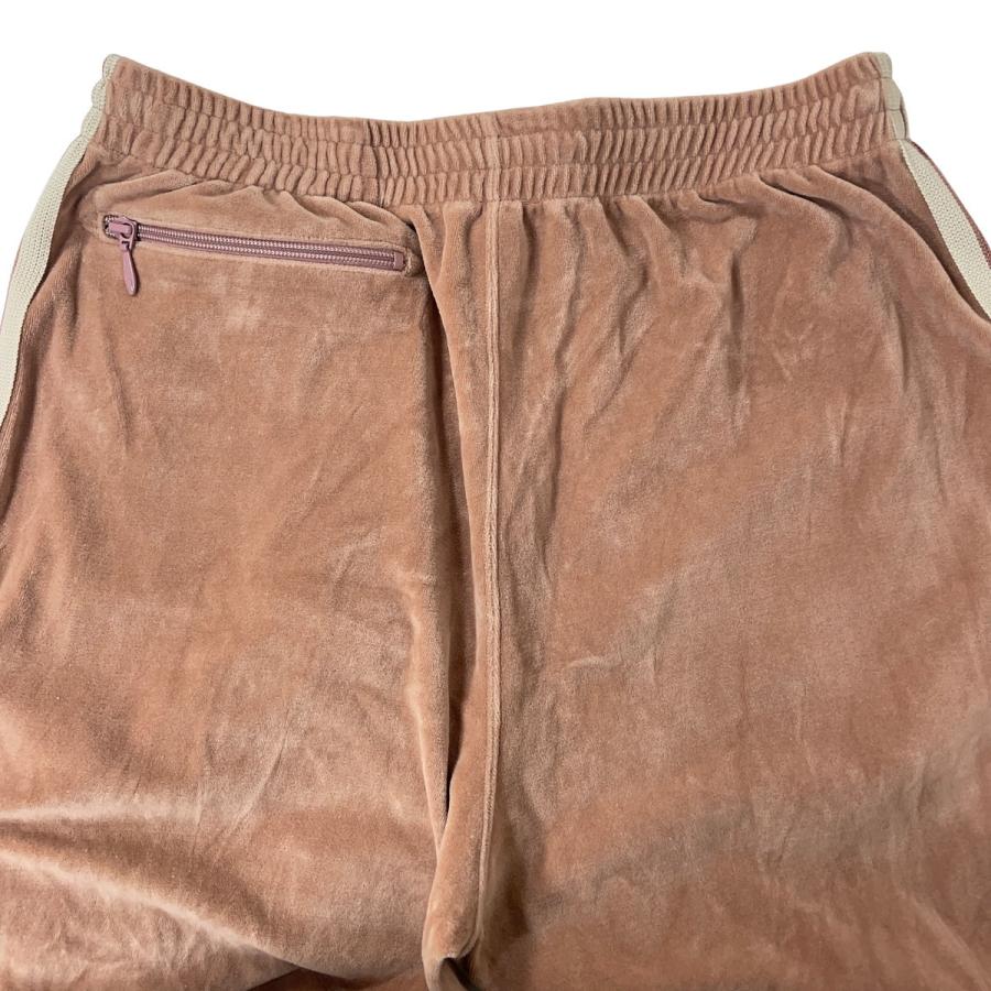 Needles ニードルス トラックパンツ ベロア MR293 ピンク ベージュ M