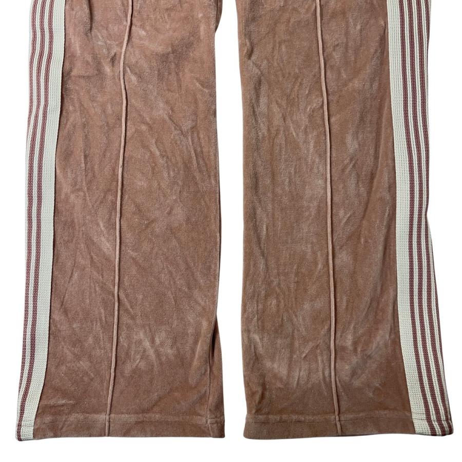 Needles ニードルス トラックパンツ ベロア MR293 ピンク ベージュ M