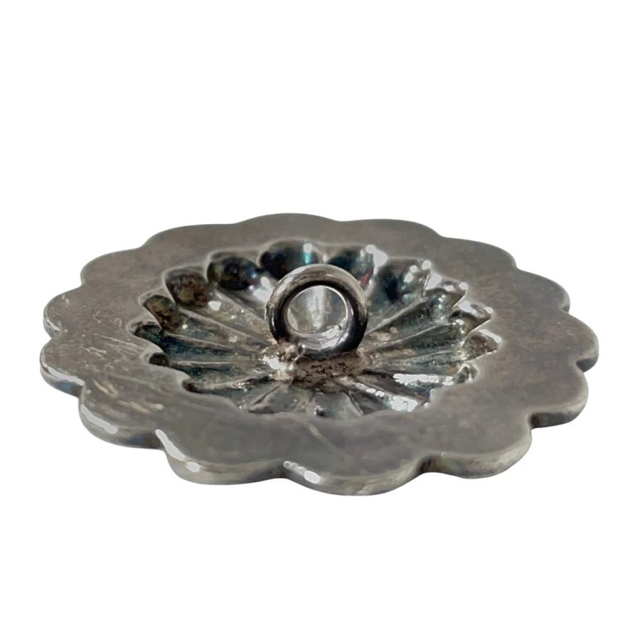 goro's（ゴローズ） 楕円形 銀縄ターコイズ フラワーコンチョ GC-03