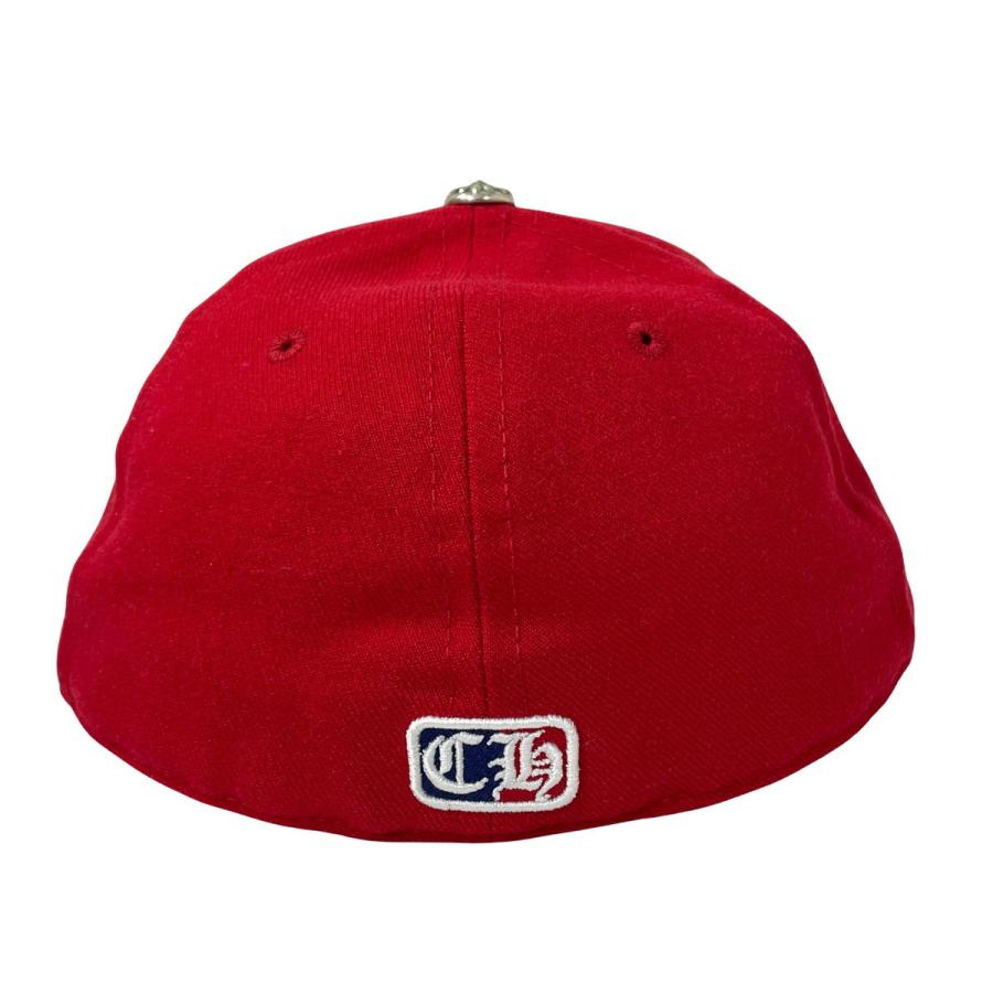 クロムハーツ　キャップ　赤　美品 CHROME HEARTS（クロムハーツ） ベースボールキャップ FITTED WOOL