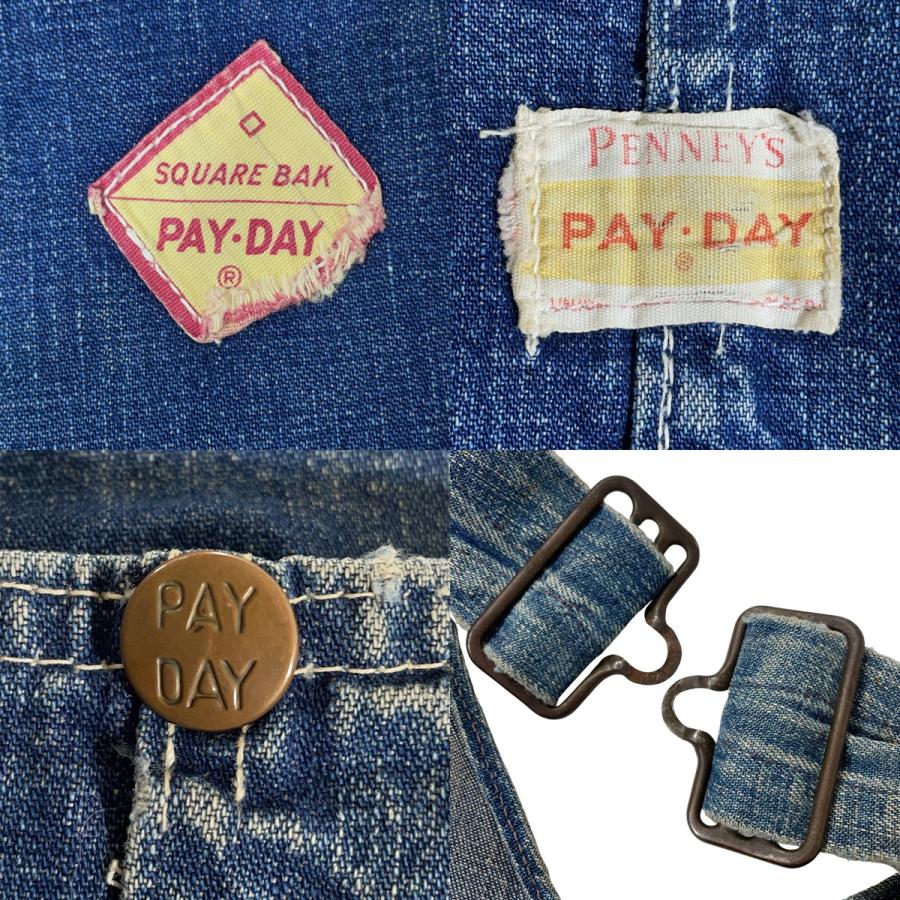 PAYDAY（ペイデイ） 50s JC Penney PAY DAY ビンテージ オーバーオール