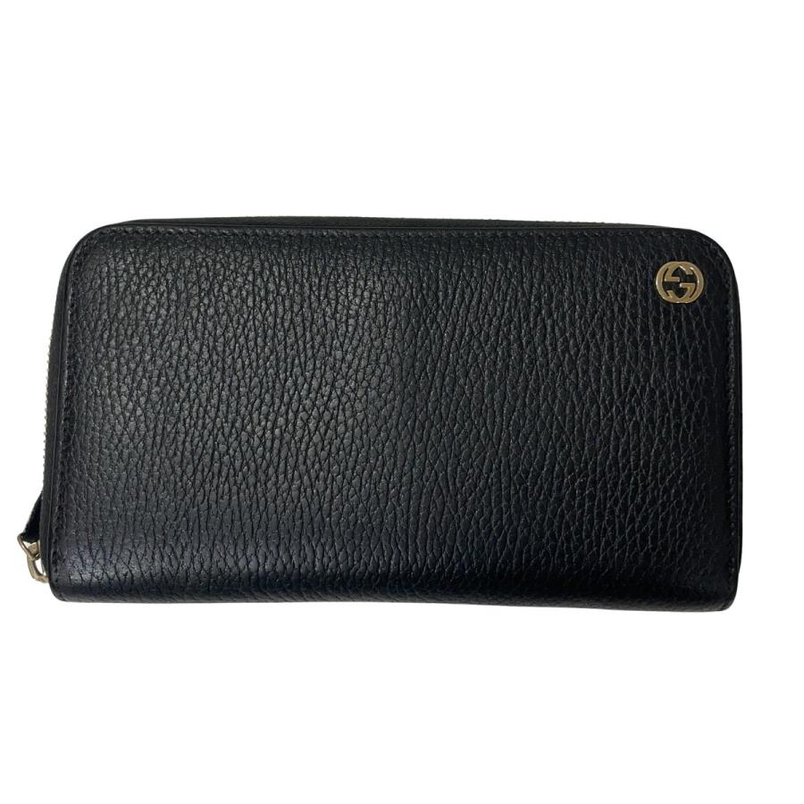 GUCCI グッチ　長財布　インターロッキング　ラウンドファスナー　GG GUCCI（グッチ） 長財布 インターロッキングG ラウンドファスナー