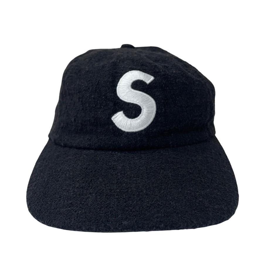 Supreme SUPREME シュプリーム Terry S Logo 6-Panel Cap Wool Black