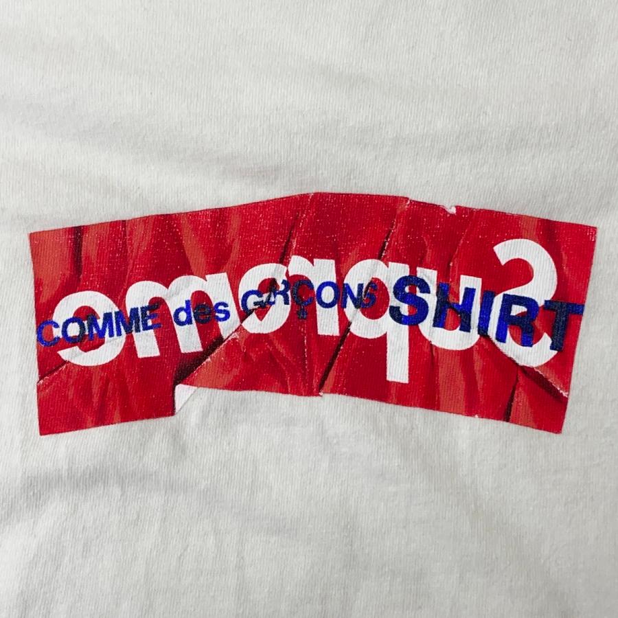 も*ド様 シュプリーム　コムデギャルソン　コラボ　Tシャツ　ボックスロゴ Supreme Comme Des Garcons SHIRT Box Logo Tee Black メンズ - SS17 - JP