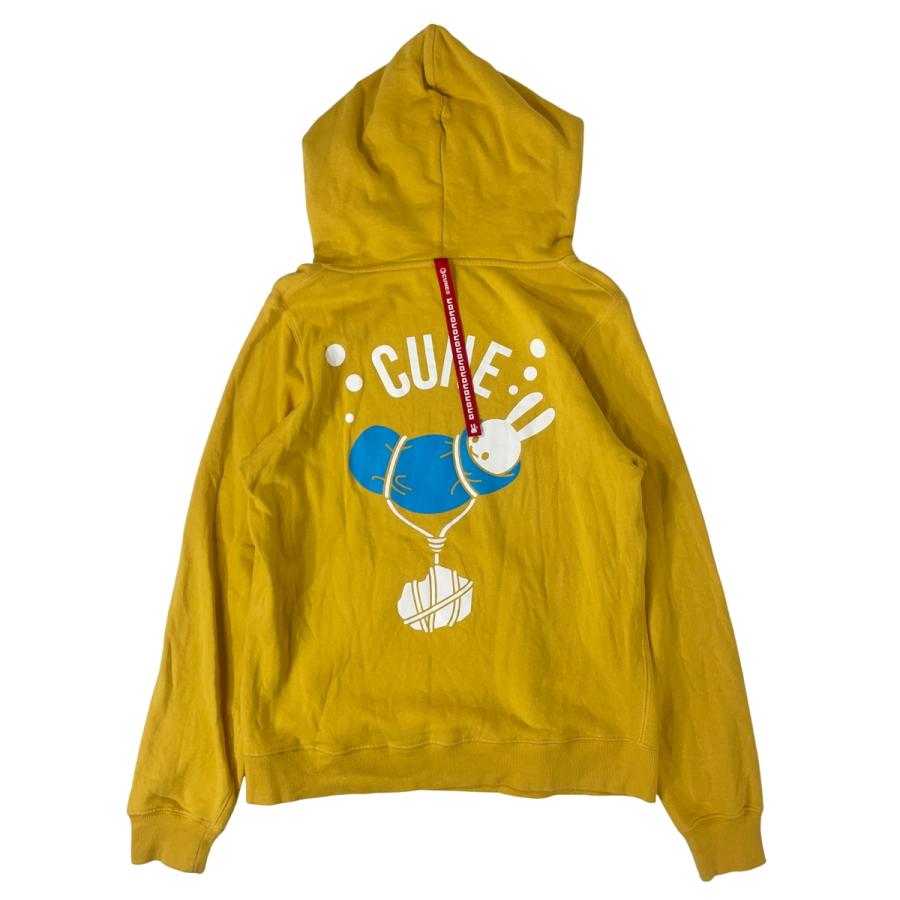 CUNE（キューン） パーカー ウサギ イエロー 黄色 M : オーバーラップ