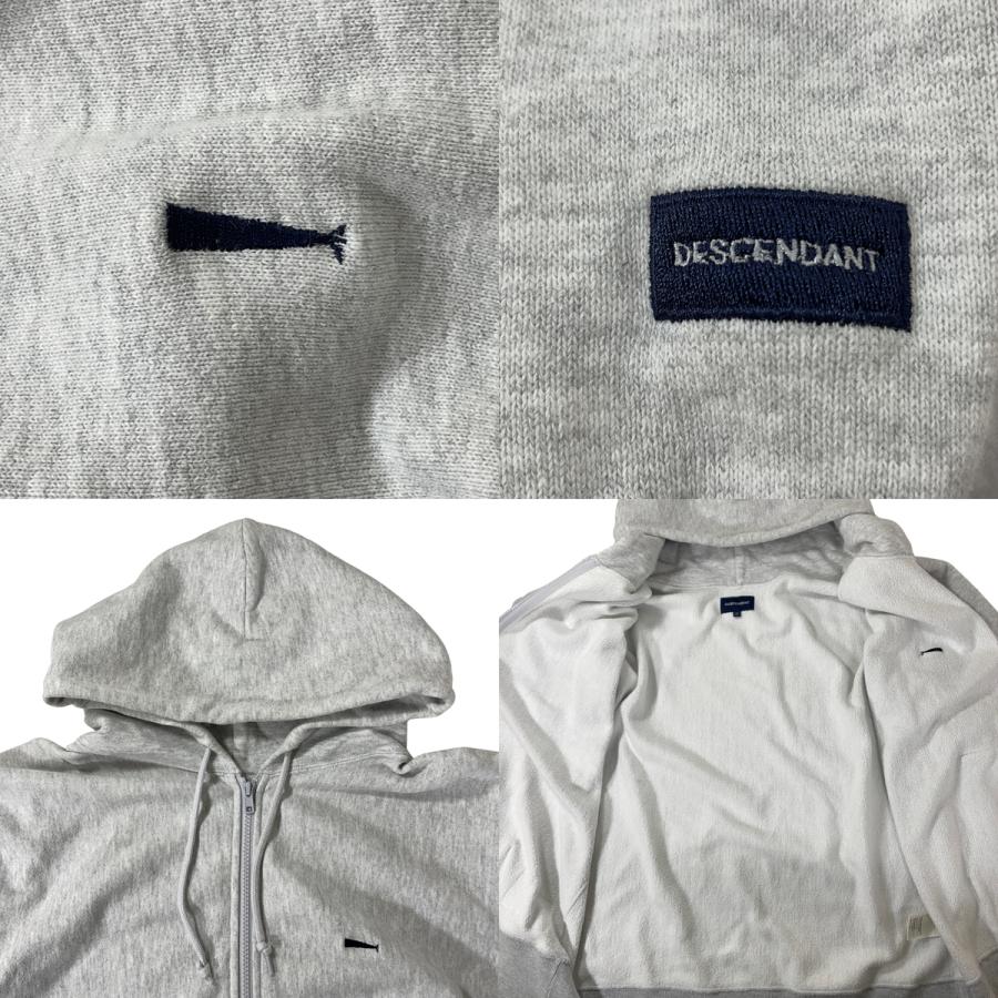 DESCENDANT ディセンダント CACHALOT PE ZIP UP HOODED SWEATSHIRT