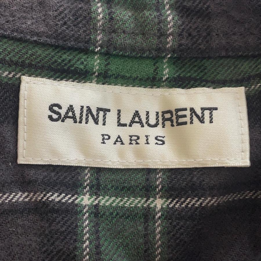 SAINT LAURENT PARIS サンローランパリ チェック フランネルシャツ