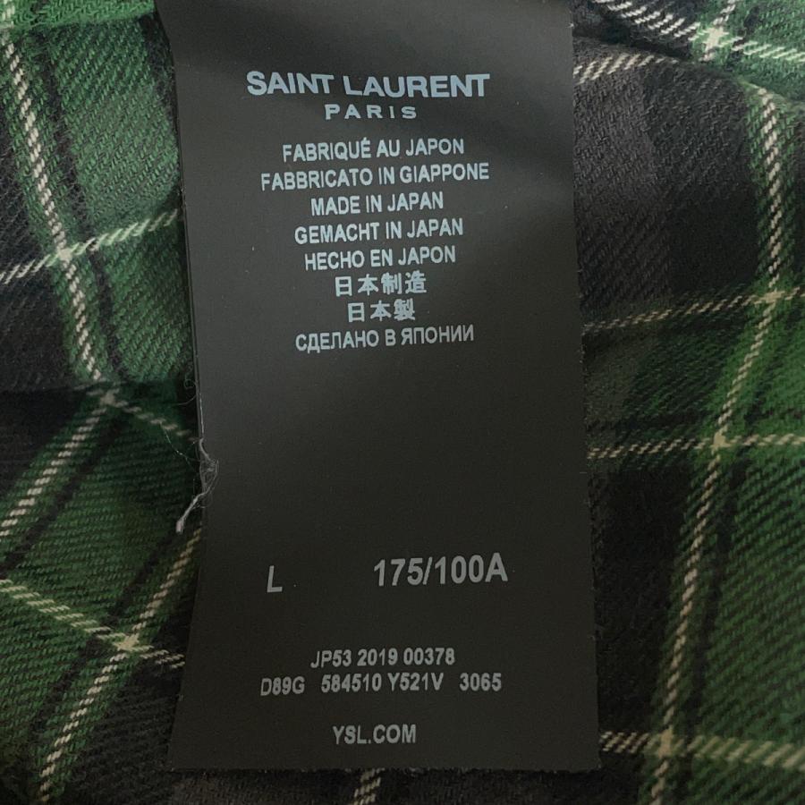 SAINT LAURENT PARIS サンローランパリ チェック フランネルシャツ