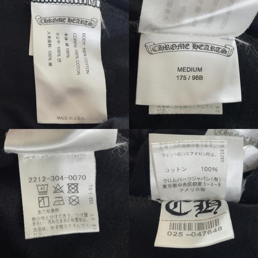 CHROME HEARTS（クロムハーツ） ポケット Tシャツ バック アーチロゴ