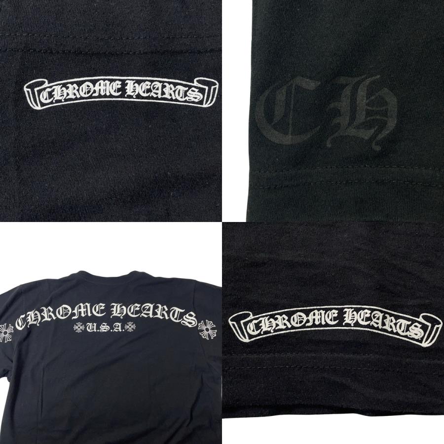 CHROME HEARTS（クロムハーツ） ポケット Tシャツ バック アーチロゴ