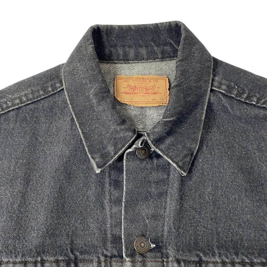 Levi's（リーバイス） 80s 70506 0259 ブラックデニム トラッカー