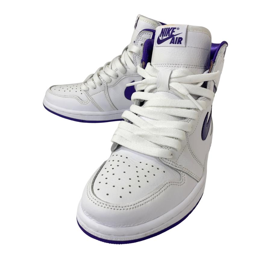 NIKE（ナイキ） 良品 NIKE WMNS AIR JORDAN 1 HIGH OG Court Purple