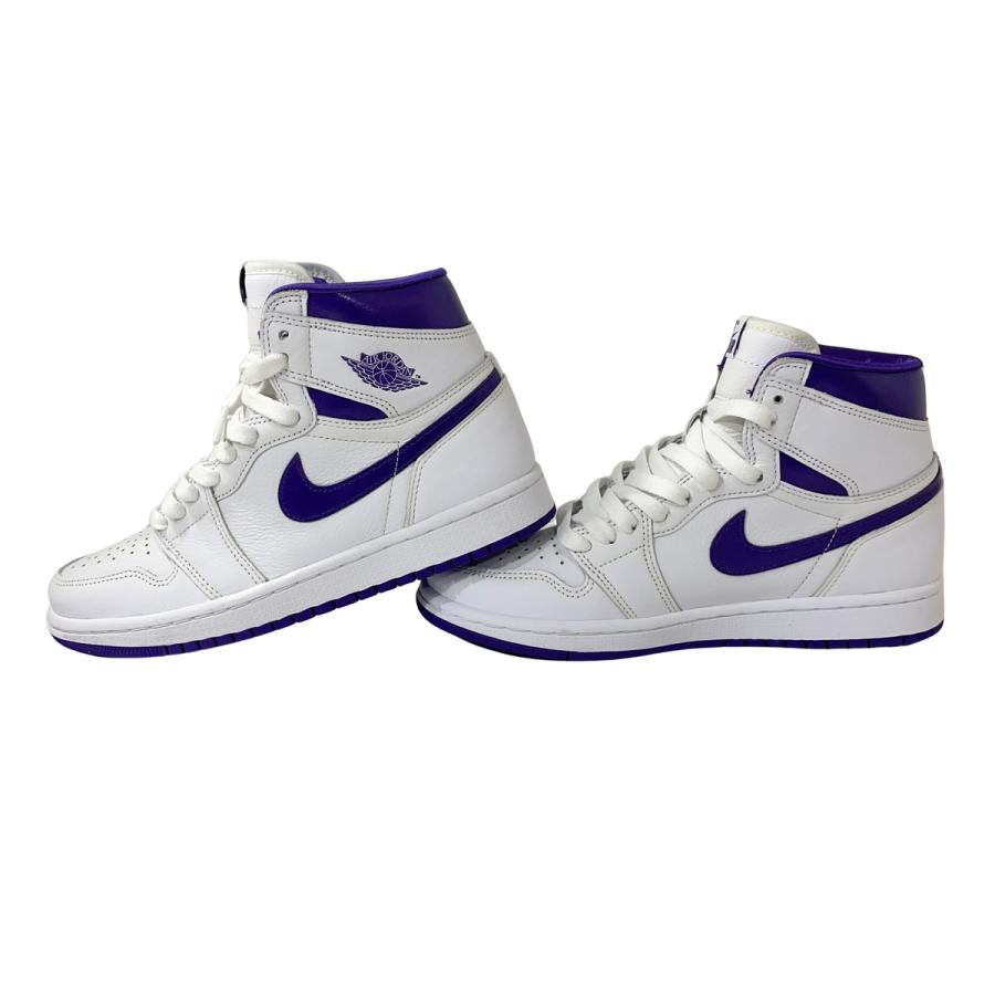 NIKE（ナイキ） 良品 NIKE WMNS AIR JORDAN 1 HIGH OG Court Purple