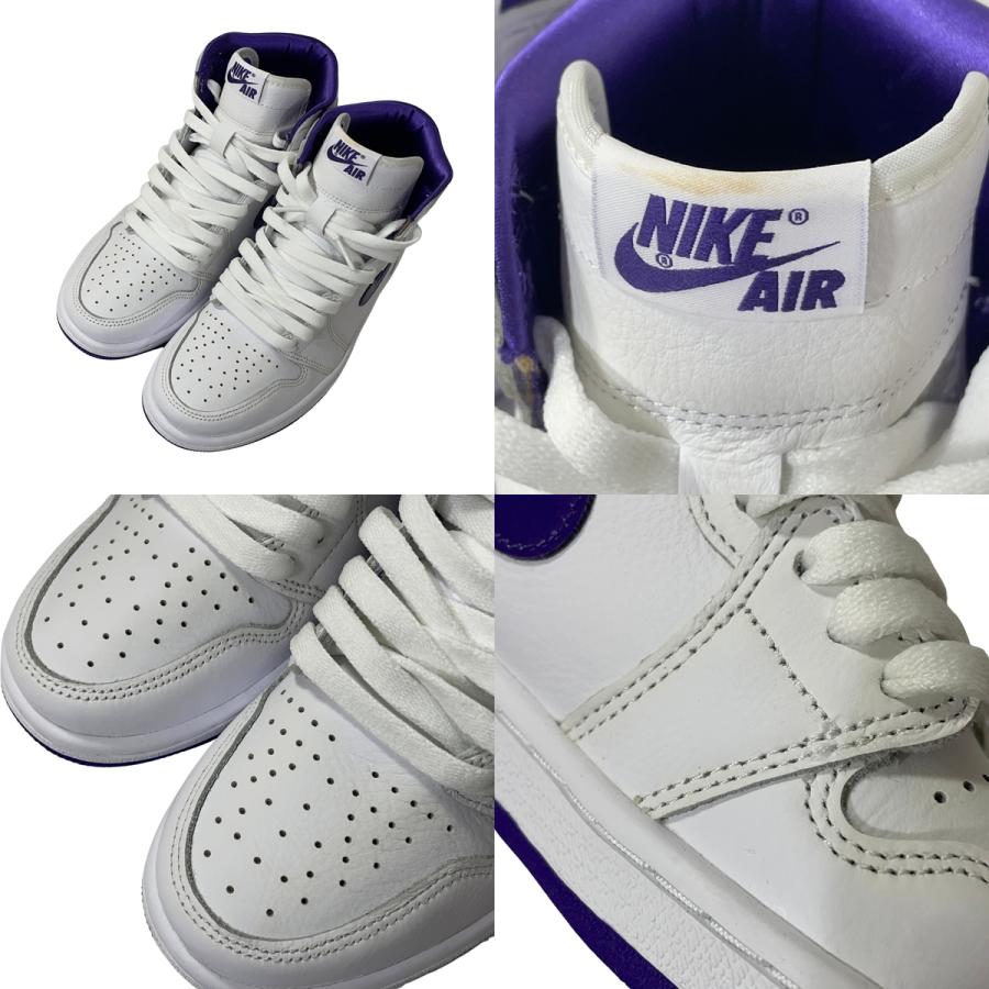 NIKE（ナイキ） 良品 NIKE WMNS AIR JORDAN 1 HIGH OG Court Purple