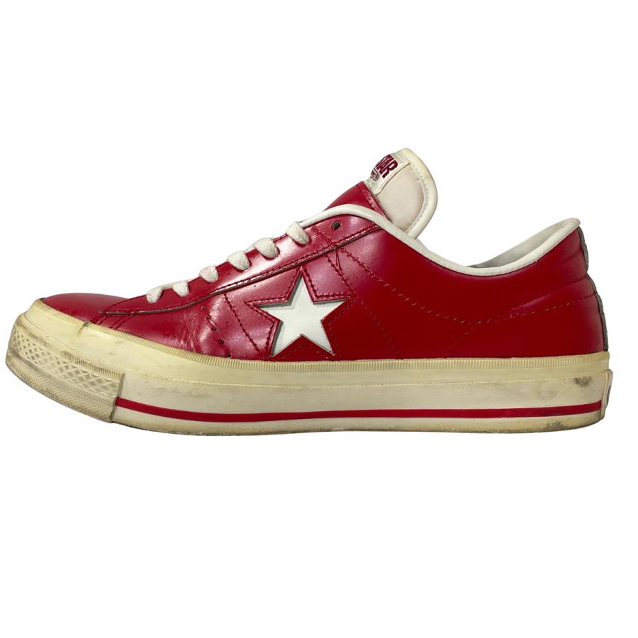 Converse ONE STAR レッド レザー スニーカー CONVERSE（コンバース） CONVERSE ONE STAR ワンスター レザー レッド