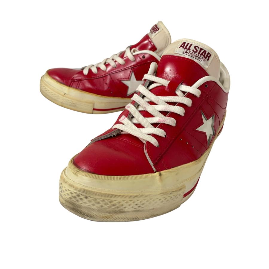 Converse ONE STAR レッド レザー スニーカー CONVERSE（コンバース） CONVERSE ONE STAR ワンスター レザー レッド