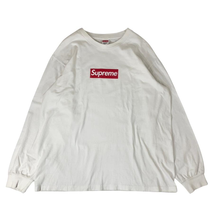 Supreme ロゴ ロングTシャツ Ｌ Supreme（シュプリーム） Supreme Box Logo L/S Tee ロングTシャツ