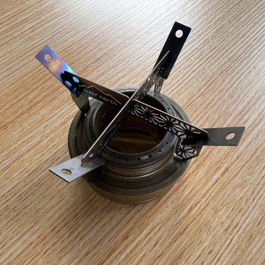 GOTOKU-CG02（クッカーガイド付きアルコールストーブ用五徳）純チタン製 |  | 03