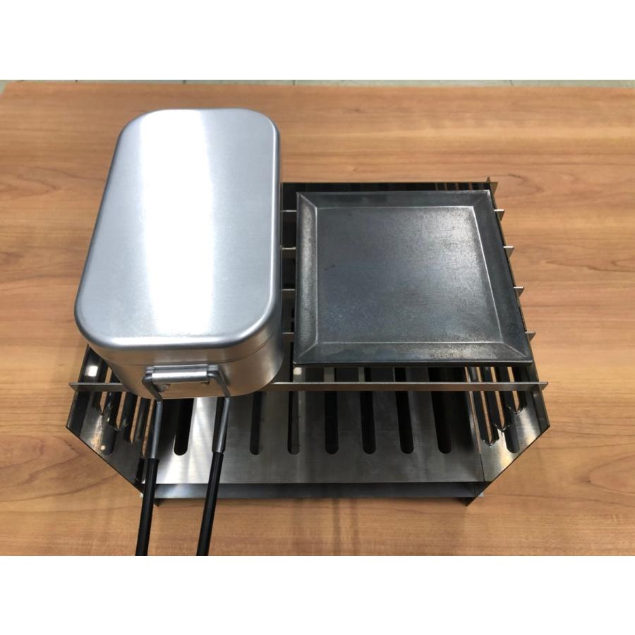 グリルプレート 甲冑 シリーズ 鉄板ver 一人焼肉用サイズ ソロキャンプ バーベキュー On013 金属加工職人の店over North 通販 Yahoo ショッピング