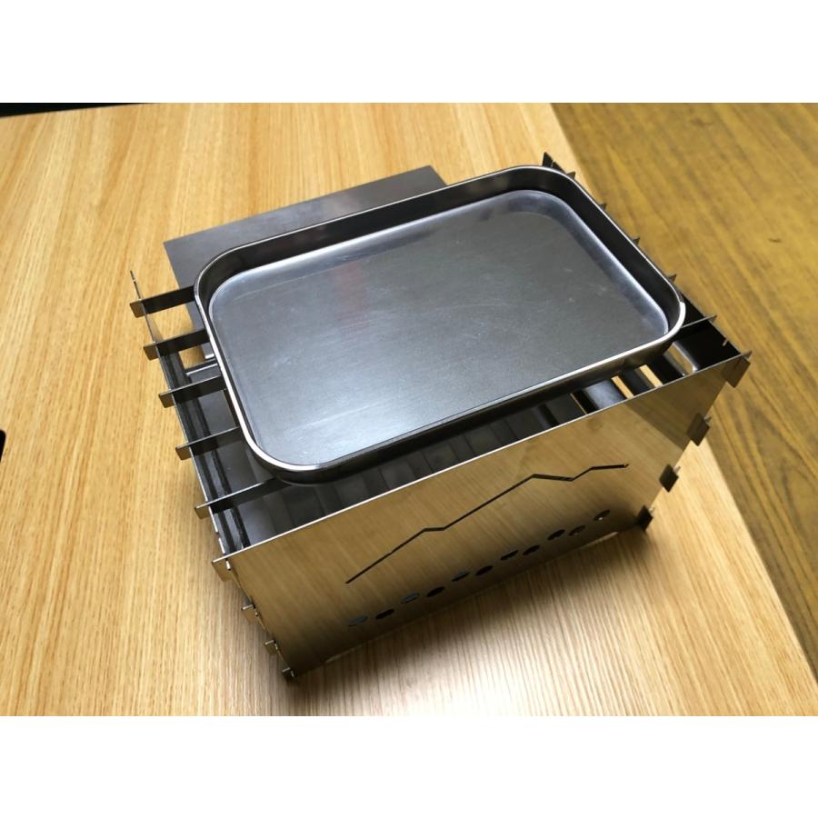 ロックパン（L）ステンレス※チタンハンドル付き　アウトドア　ファミリーキャンプ　ラージメスティン　キャンプ飯 |  | 01